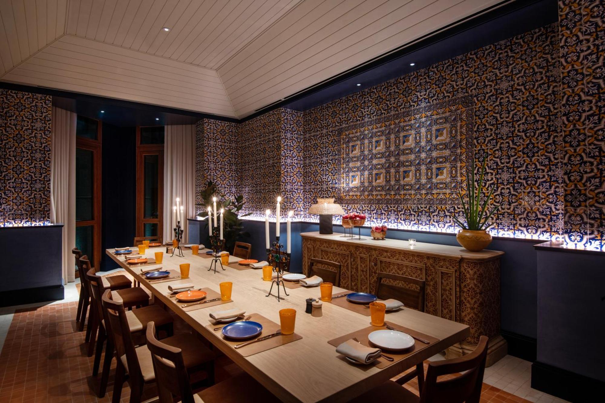 Four Seasons Hotel Ντόχα Εξωτερικό φωτογραφία The dining room at the restaurant