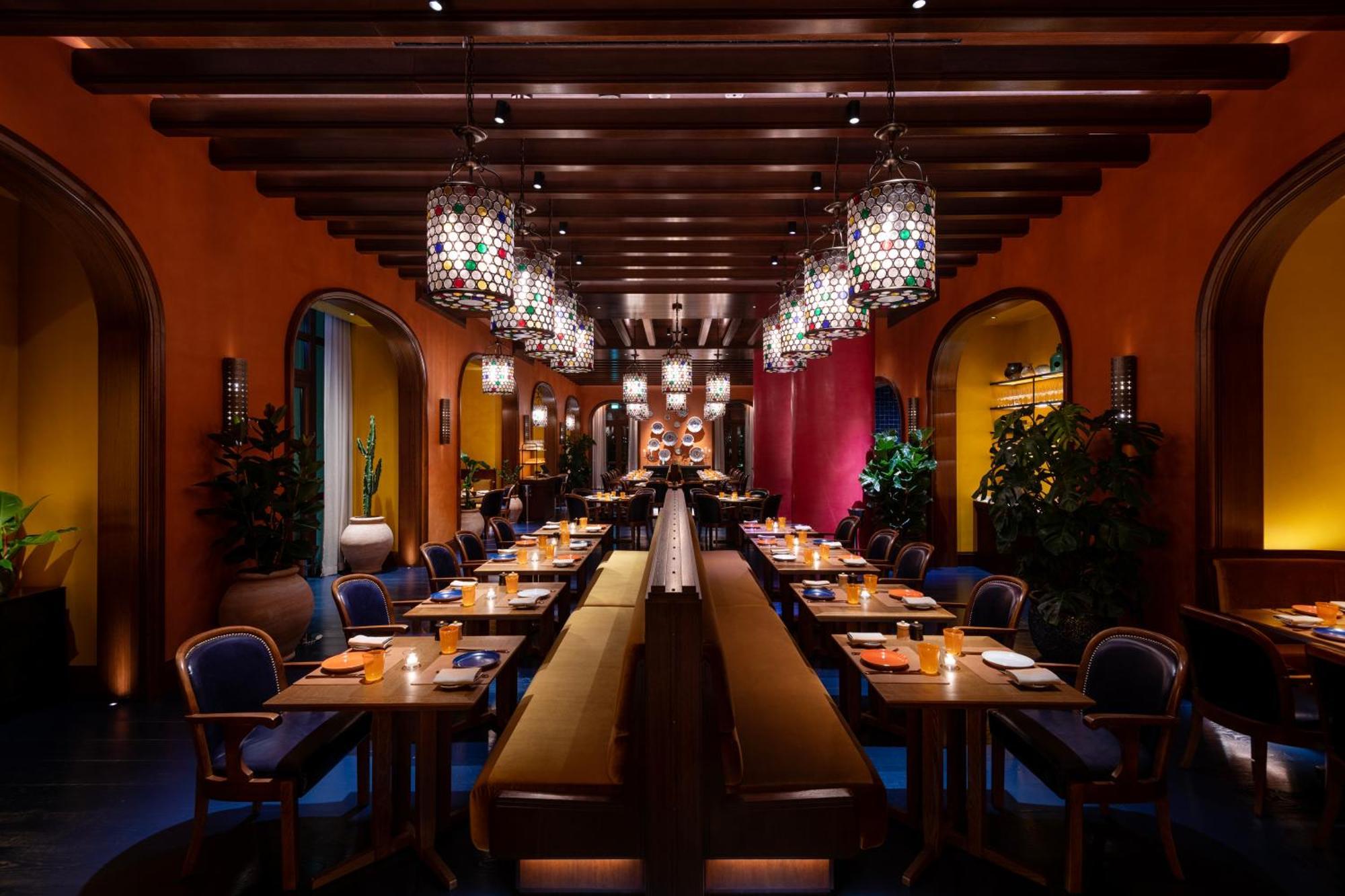 Four Seasons Hotel Ντόχα Εξωτερικό φωτογραφία The interior of the restaurant